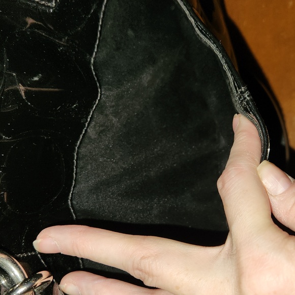 Coach VGUC Gallery Patent Leather embossed tote - Picture 6 of 14